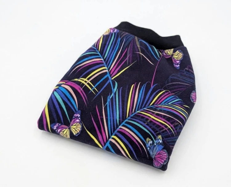 Ubranko dla kota handmade bluzka w tropikalne liście palmy6.jpg