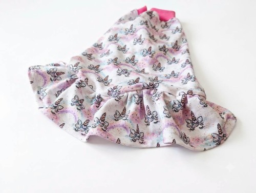 Sukienka dla kota jednorożce i tęcza – pastelowa, Pet Paradise 9.jpg