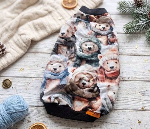 Bluza dla kota Zimowe Misie.jpg